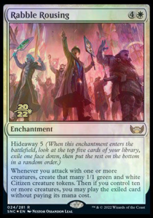 Rabble Rousing [Streets of New Capenna Prerelease Promos] Magic: The Gathering