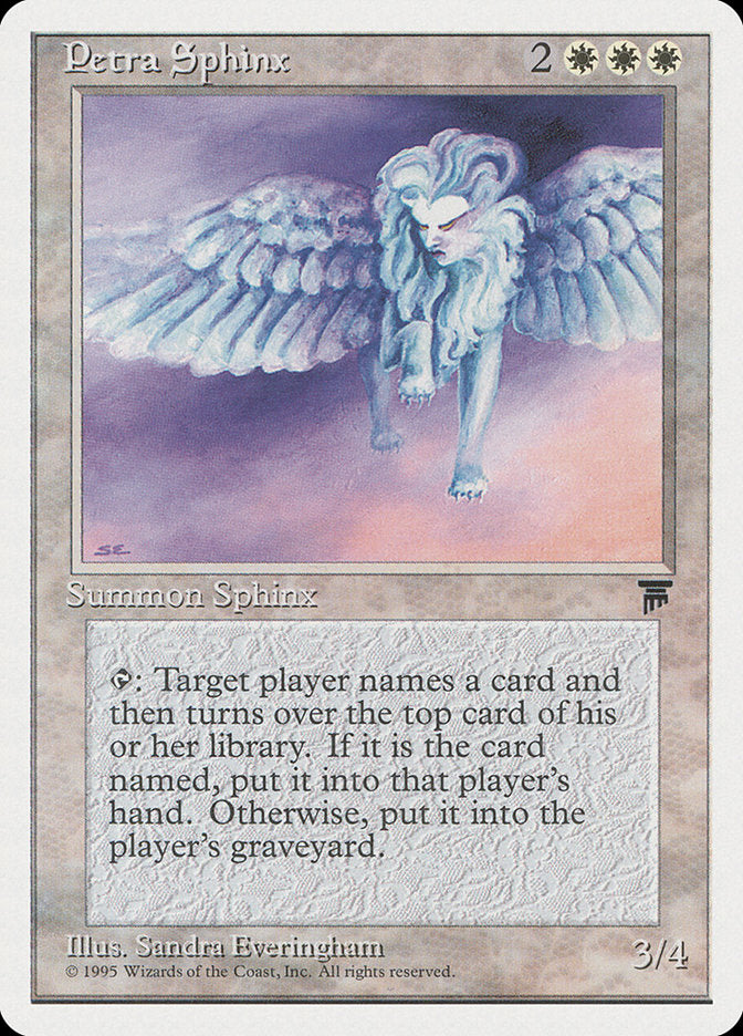 Petra Sphinx [Chronicles] Magic: The Gathering