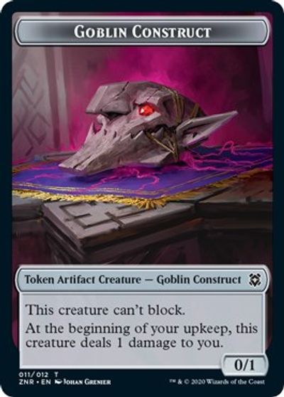 Satyr // Goblin Construct Double-Sided Token [Challenger Decks 2021 Tokens] Magic: The Gathering