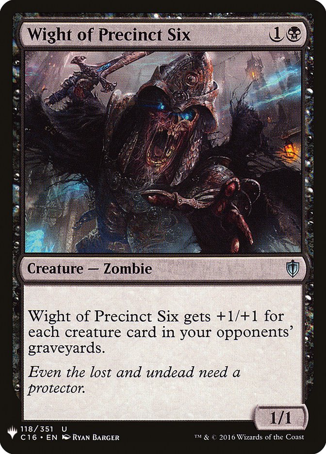 Wight of Precinct Six [Mystery Booster] Magic: The Gathering