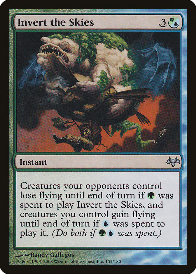 Invert the Skies [Eventide] Magic: The Gathering