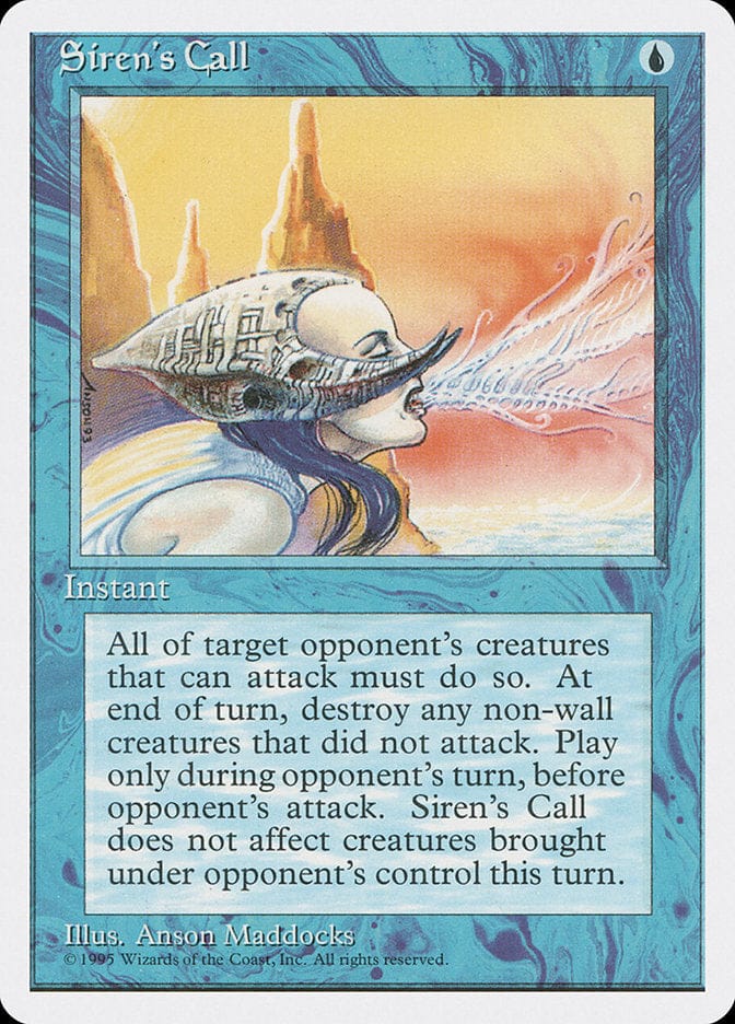 Siren's Call [Fourth Edition] Magic: The Gathering