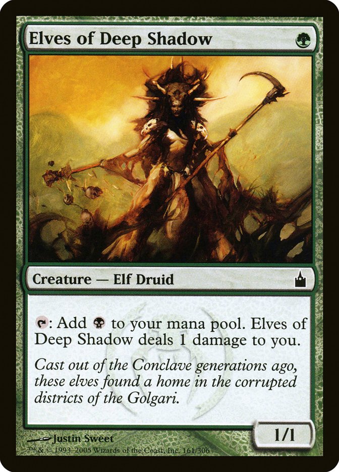 Elves of Deep Shadow [Ravnica: City of Guilds] Magic: The Gathering