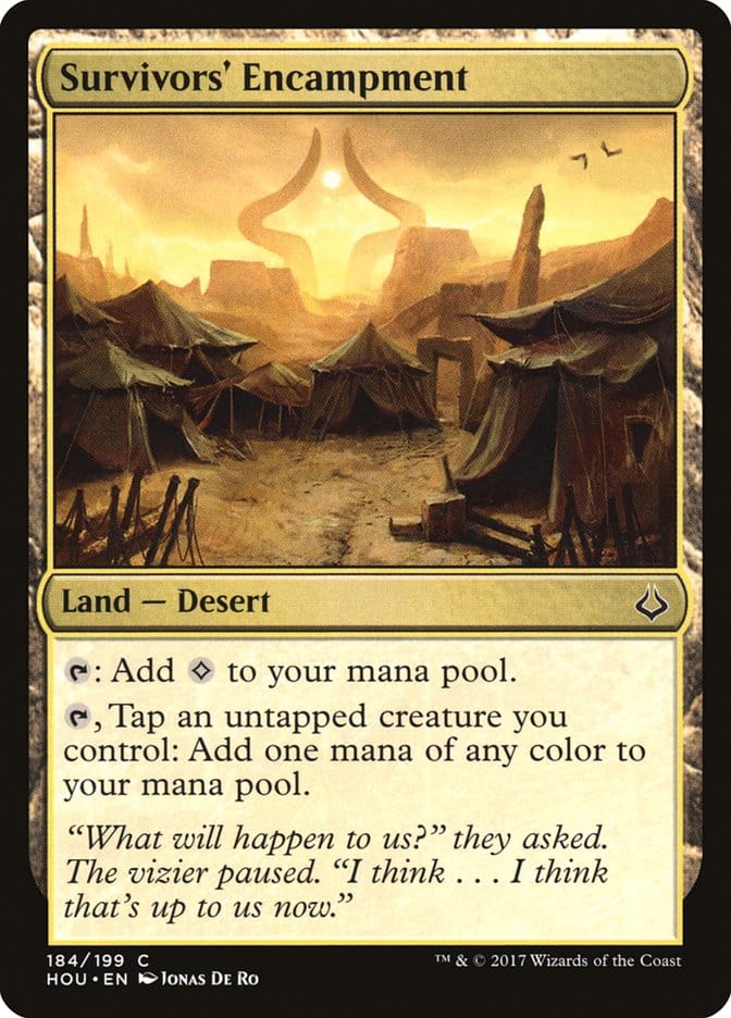 Survivors' Encampment [Hour of Devastation] Magic: The Gathering