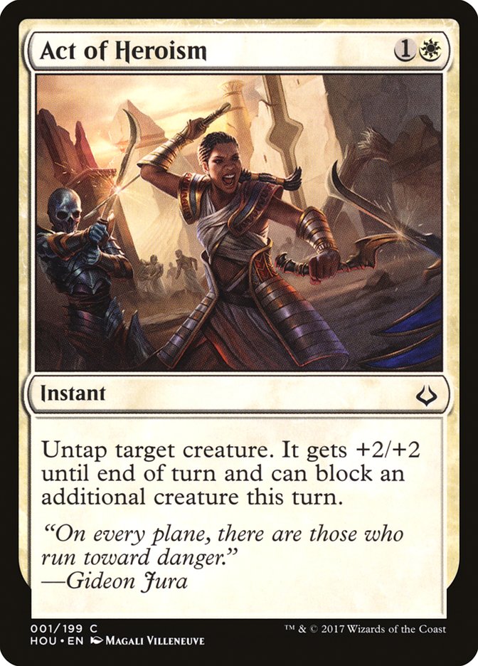 Act of Heroism [Hour of Devastation] Magic: The Gathering