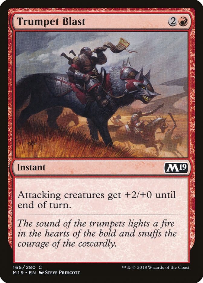 Trumpet Blast [Core Set 2019] Magic: The Gathering