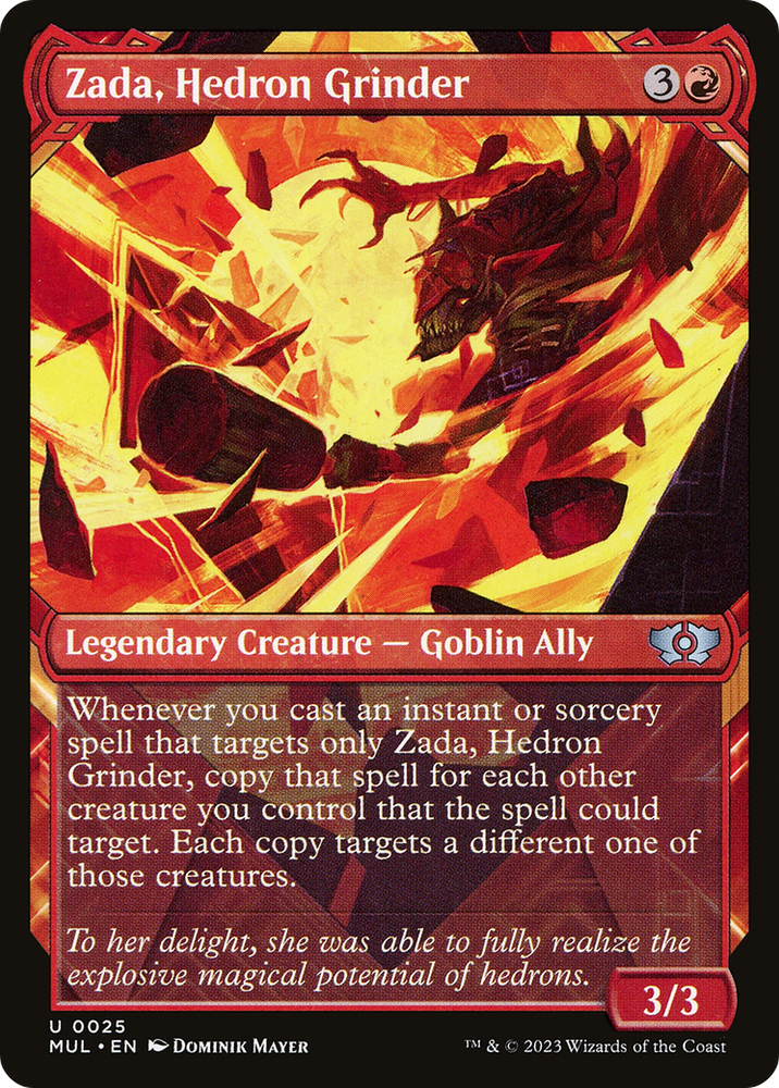 Zada, Hedron Grinder [Multiverse Legends] Magic: The Gathering