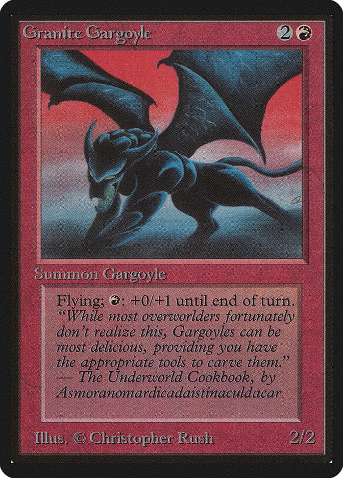 Granite Gargoyle [Beta Edition] Magic: The Gathering