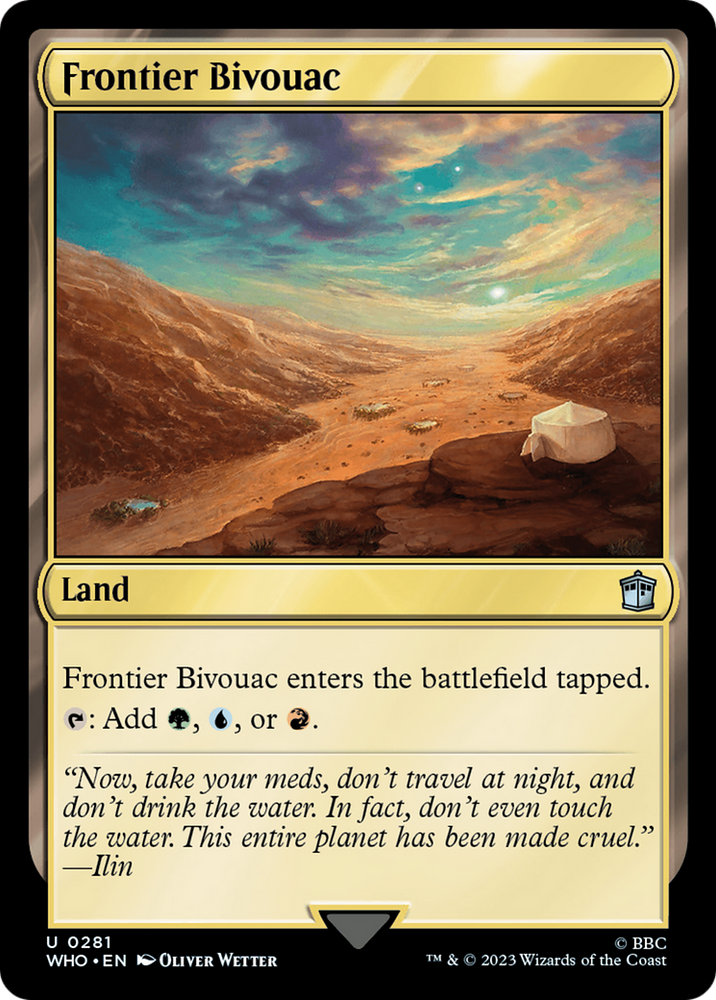 Frontier Bivouac [Doctor Who] Magic: The Gathering
