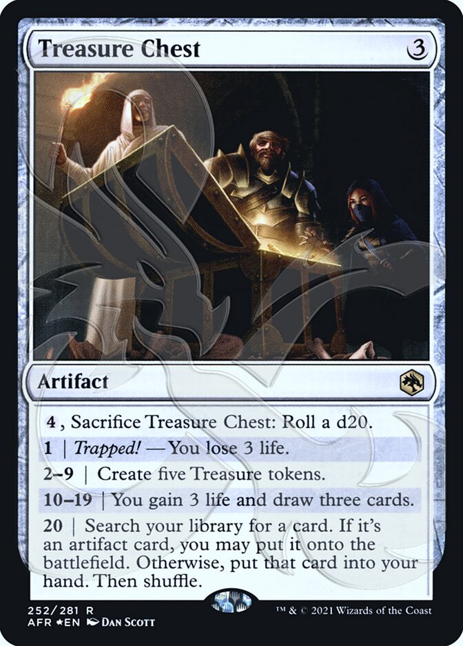 Treasure Chest (Ampersand Promo) [Dungeons & Dragons: Adventures in the Forgotten Realms Promos] Magic: The Gathering
