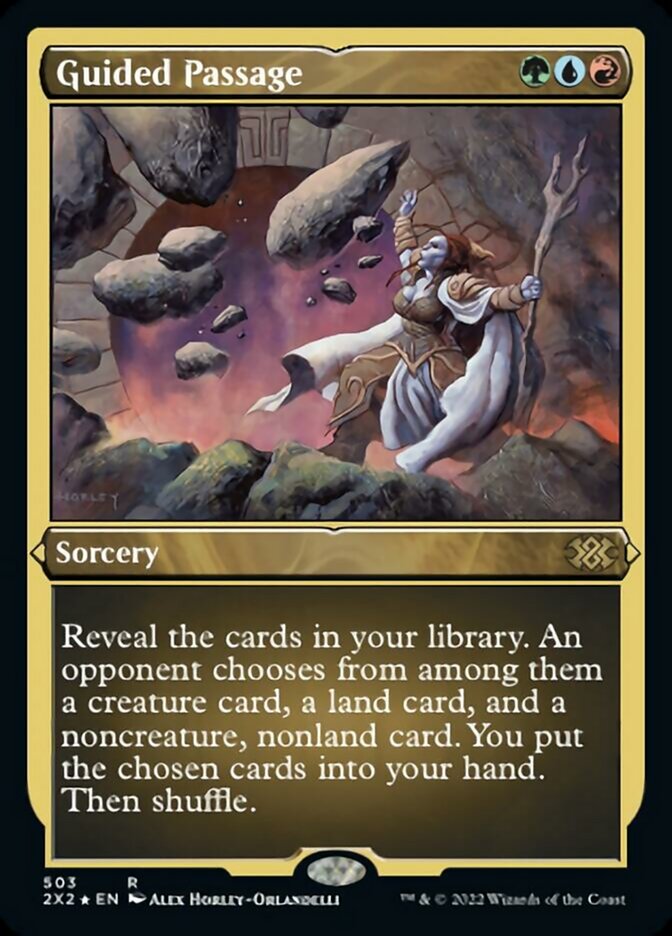 Guided Passage (Foil Etched) [Double Masters 2022] Magic: The Gathering