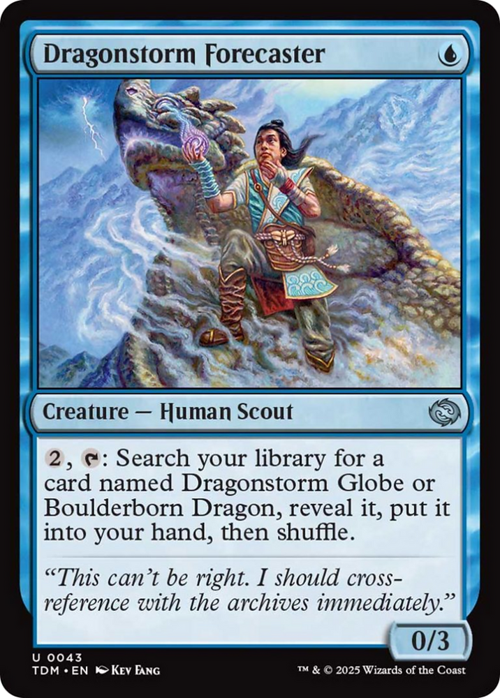 Dragonstorm Forecaster [Tarkir: Dragonstorm] Magic: The Gathering