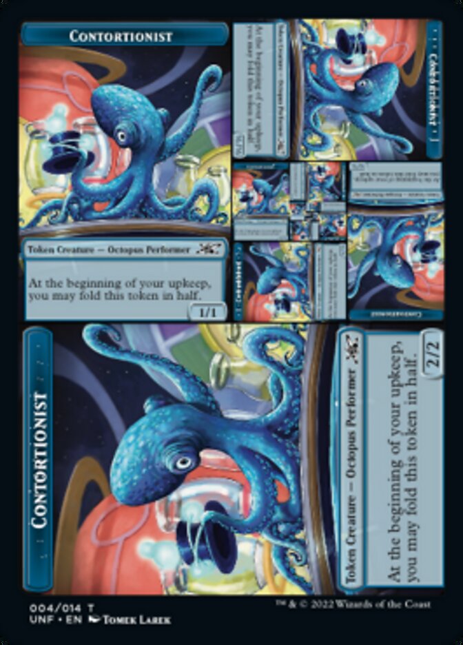 Contortionist Double-Sided Token [Unfinity Tokens] Magic: The Gathering