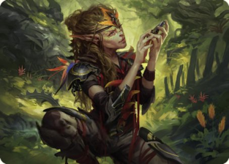 Meria, Scholar of Antiquity Art Card [Dominaria United Art Series] Magic: The Gathering