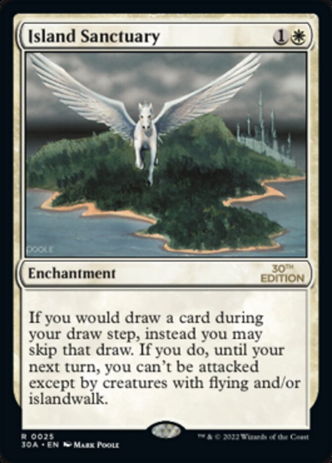 Island Sanctuary [30th Anniversary Edition] Magic: The Gathering