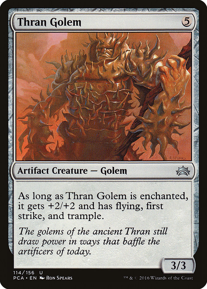 Thran Golem [Planechase Anthology] Magic: The Gathering
