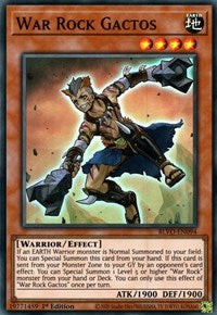 War Rock Gactos [BLVO-EN094] Super Rare - Yugioh Cards For Your TCG Needs!