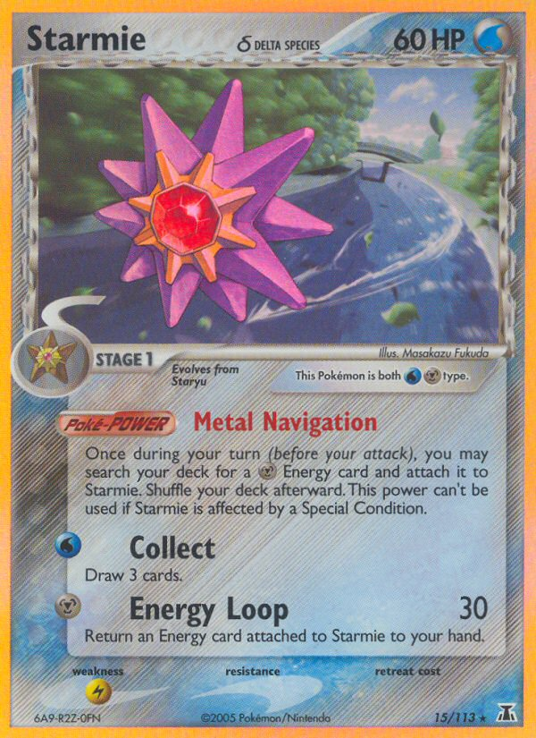 Starmie (15/113) (Delta Species) [EX: Delta Species] Pokémon