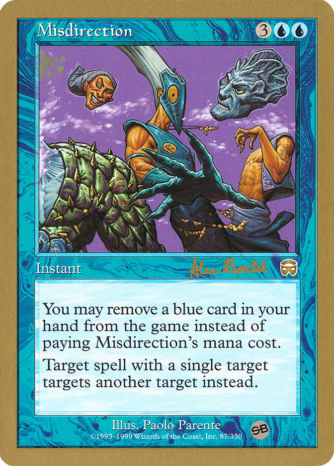 Misdirection (Alex Borteh) (SB) [World Championship Decks 2001] Magic: The Gathering