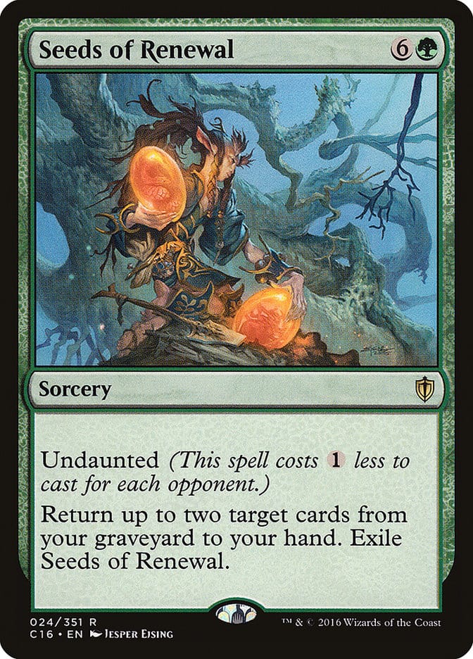 Seeds of Renewal [Commander 2016] Magic: The Gathering