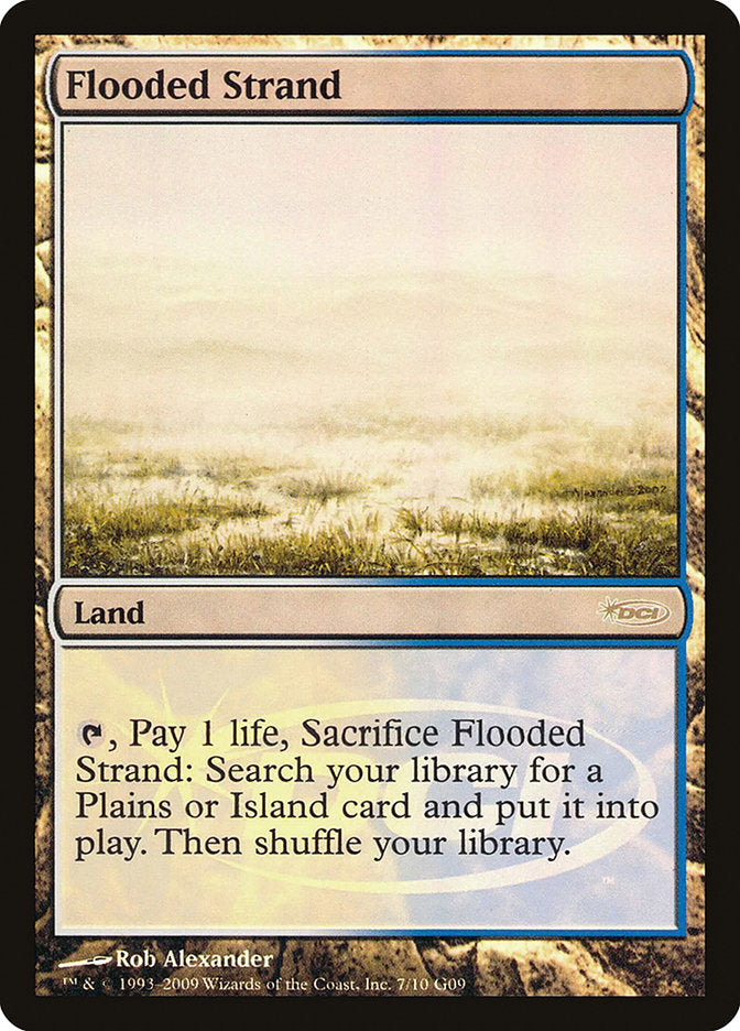 Flooded Strand [Judge Gift Cards 2009] Magic: The Gathering