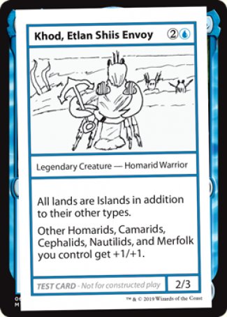 Khod, Etlan Shiis Envoy (2021 Edition) [Mystery Booster Playtest Cards] Magic: The Gathering