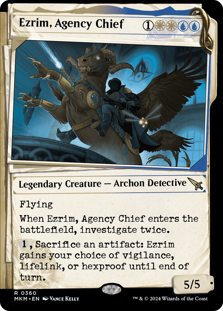 Ezrim, Agency Chief (Showcase) [Murders at Karlov Manor] Magic: The Gathering