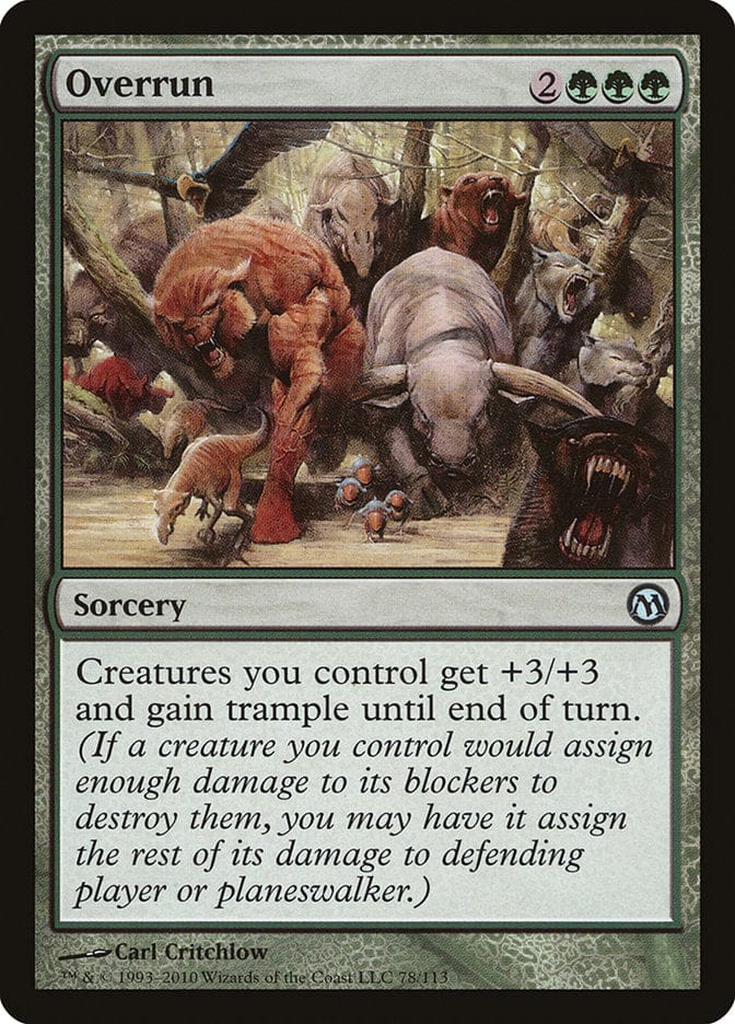 Overrun [Duels of the Planeswalkers] Magic: The Gathering