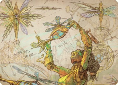 Inspiring Statuary Art Card [The Brothers' War Art Series] Magic: The Gathering
