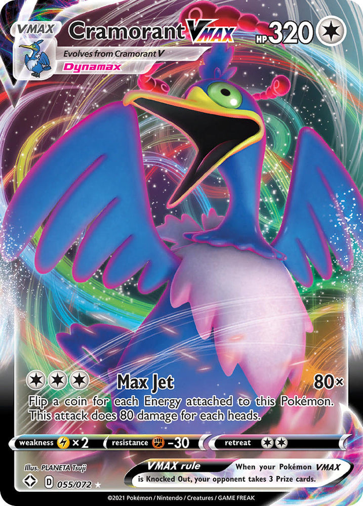 Cramorant VMAX (055/072) [Sword & Shield: Shining Fates] Pokémon