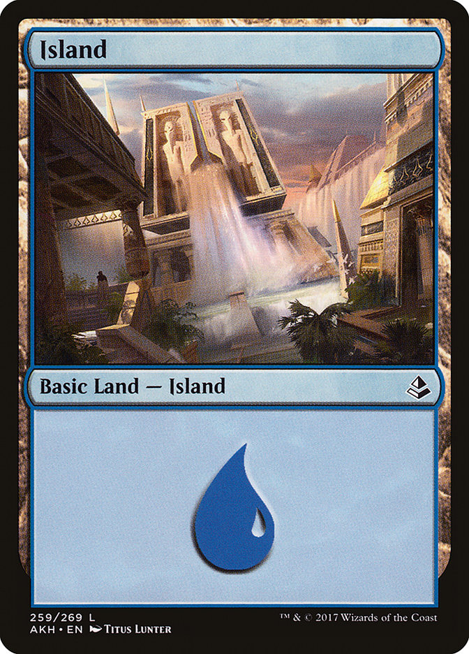 Island (259) [Amonkhet] Magic: The Gathering