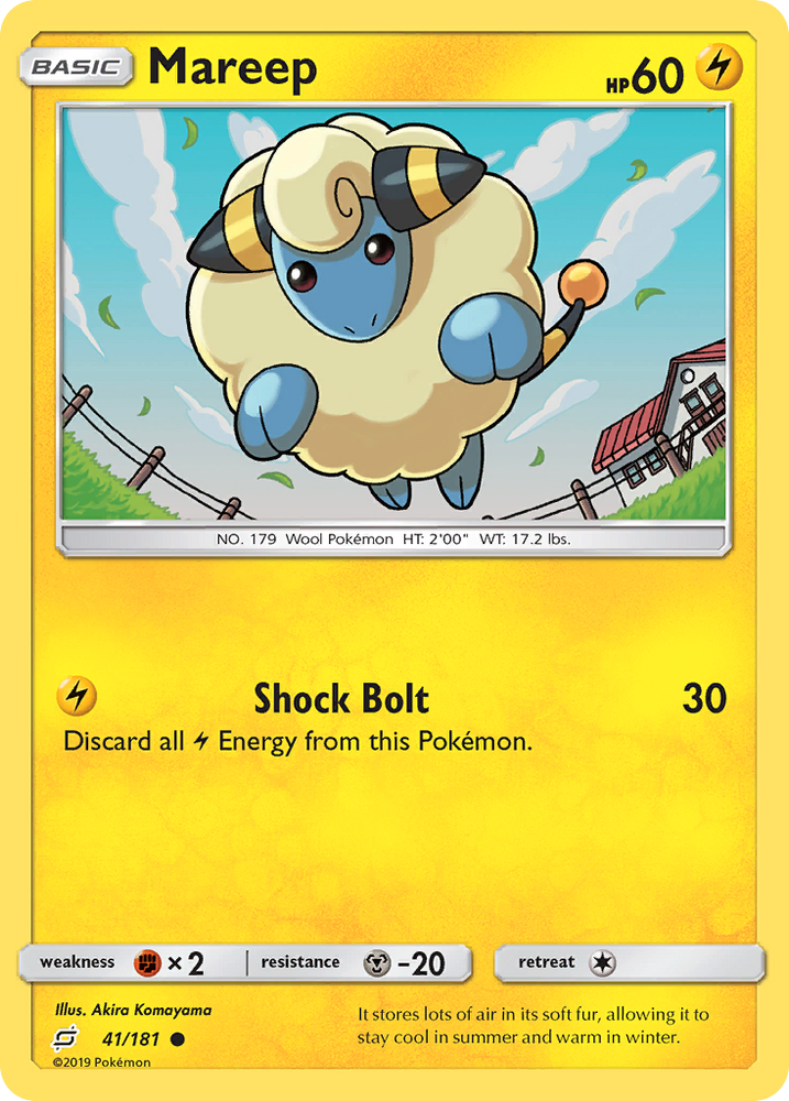 Mareep (41/181) [Sun & Moon: Team Up] Pokémon