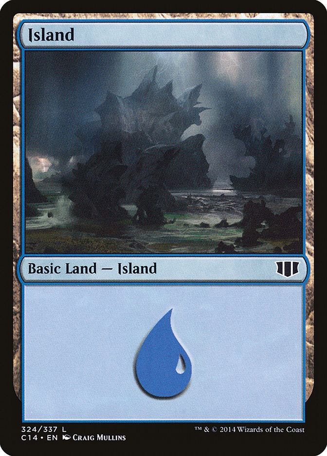 Island (324) [Commander 2014] Magic: The Gathering