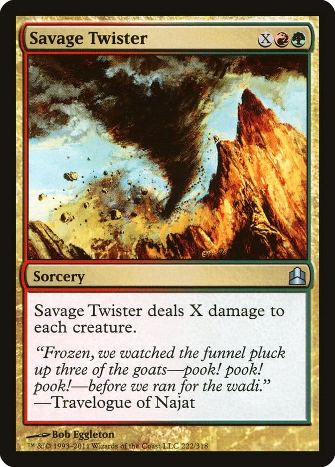 Savage Twister [Commander 2011] Magic: The Gathering