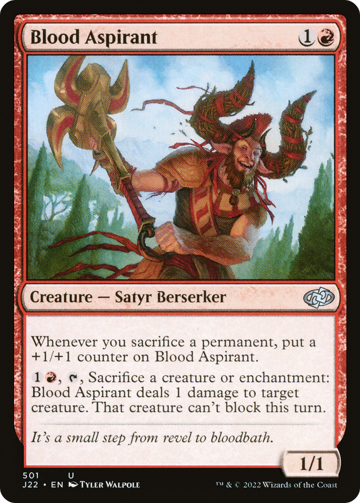 Blood Aspirant [Jumpstart 2022] Magic: The Gathering