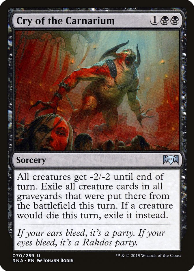 Cry of the Carnarium [Ravnica Allegiance] Magic: The Gathering