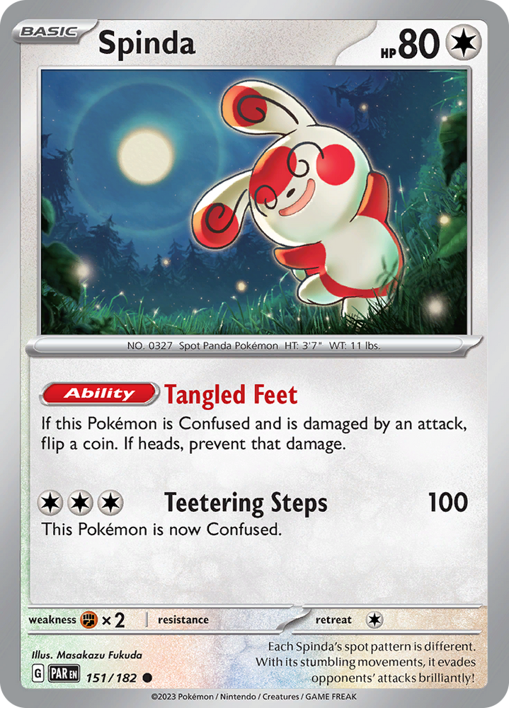 Spinda (151/182) [Scarlet & Violet: Paradox Rift] Pokémon