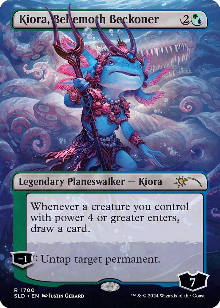 Kiora, Behemoth Beckoner [Secret Lair Drop Series] Magic: The Gathering