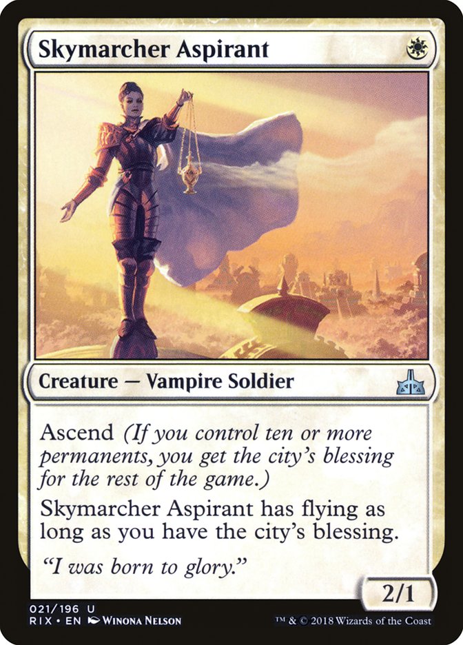 Skymarcher Aspirant [Rivals of Ixalan] Magic: The Gathering