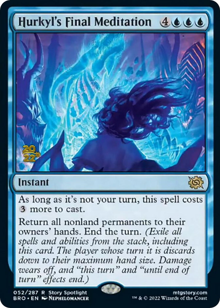 Hurkyl's Final Meditation [The Brothers' War Prerelease Promos] Magic: The Gathering