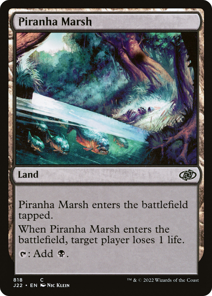 Piranha Marsh [Jumpstart 2022] Magic: The Gathering