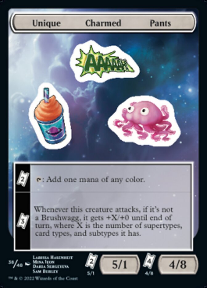 Unique Charmed Pants [Unfinity Stickers] Magic: The Gathering