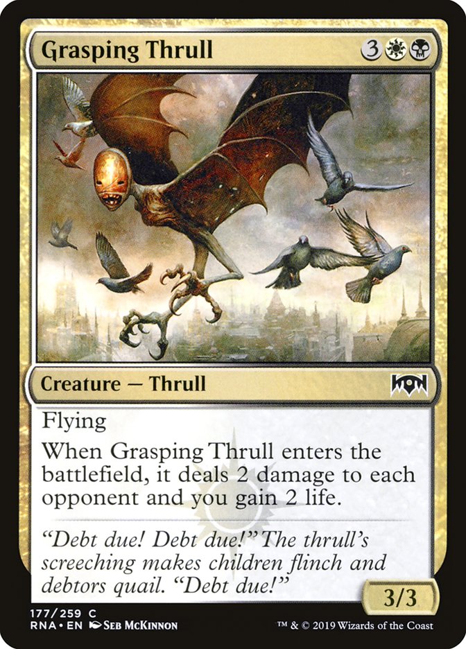 Grasping Thrull [Ravnica Allegiance] Magic: The Gathering
