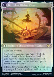 Katilda, Dawnhart Martyr // Katilda's Rising Dawn [Innistrad: Crimson Vow Prerelease Promos] Magic: The Gathering