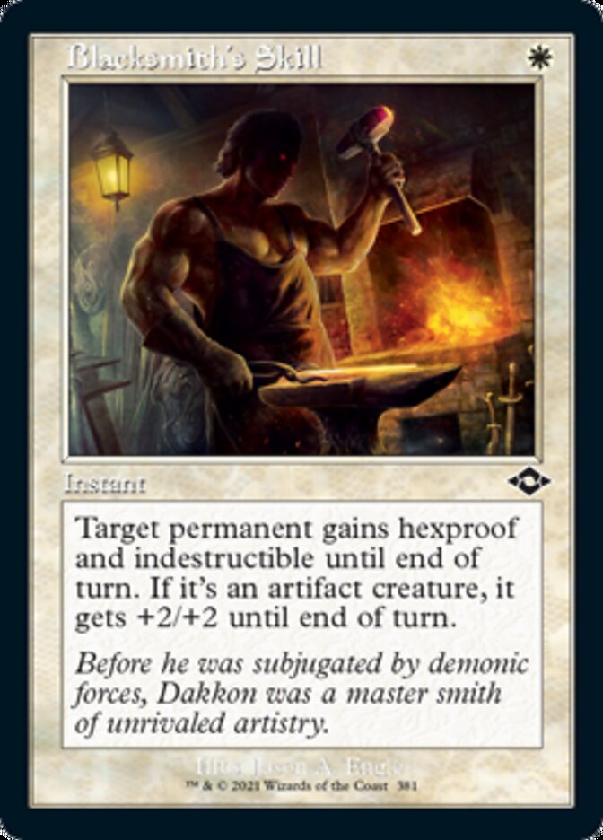 Blacksmith's Skill (Retro) [Modern Horizons 2] Magic: The Gathering
