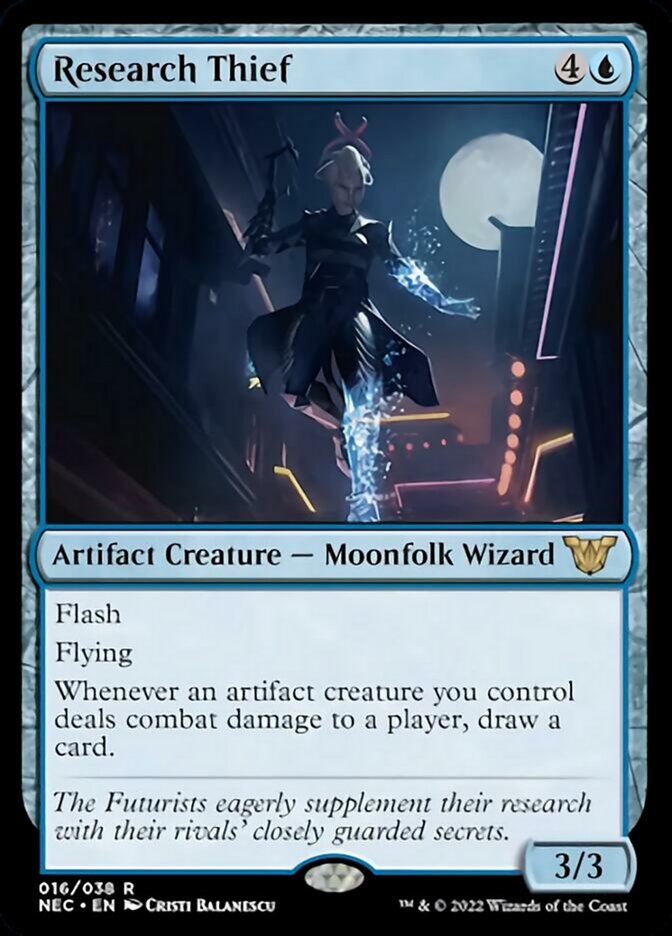 Research Thief [Kamigawa: Neon Dynasty Commander] Magic: The Gathering