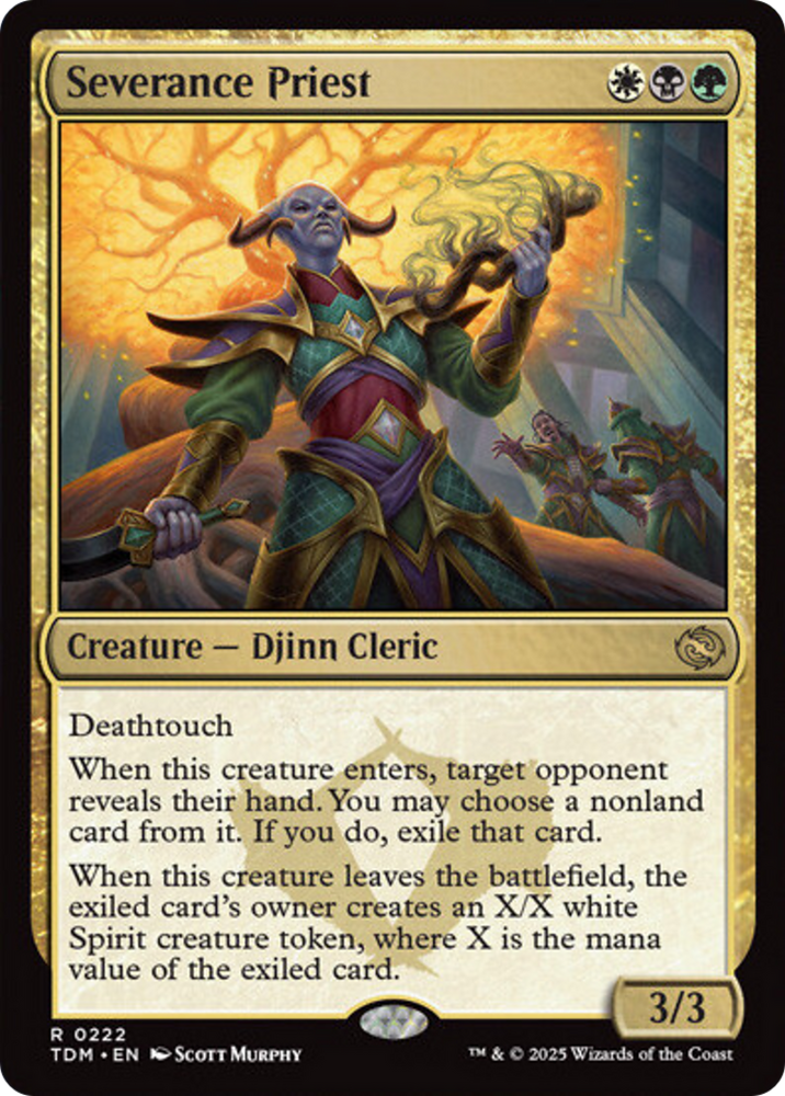 Severance Priest [Tarkir: Dragonstorm] Magic: The Gathering