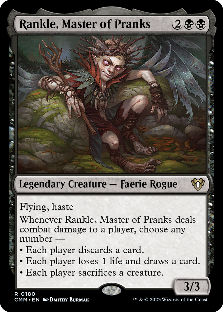 Rankle, Master of Pranks [Commander Masters] Magic: The Gathering