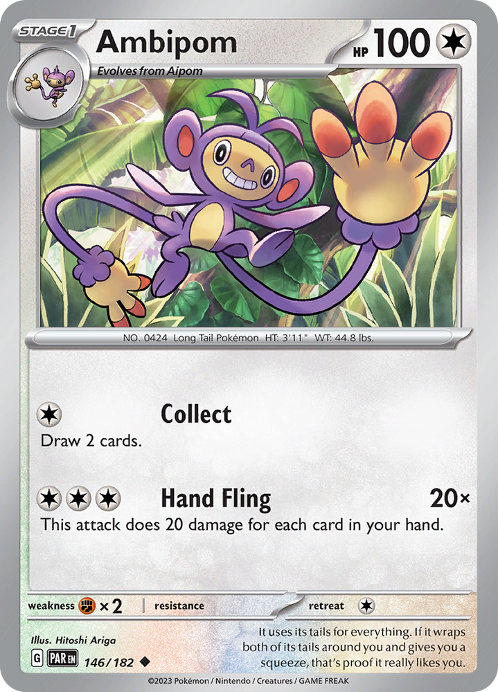 Ambipom (146/182) [Scarlet & Violet: Paradox Rift] Pokémon