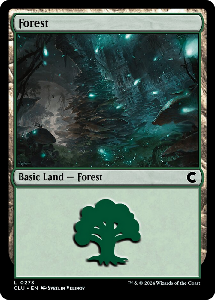 Forest (0273) [Ravnica: Clue Edition] Magic: The Gathering